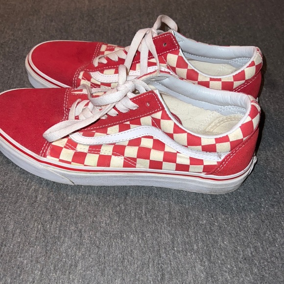 Red checkered vans - Picture 2 of 4
